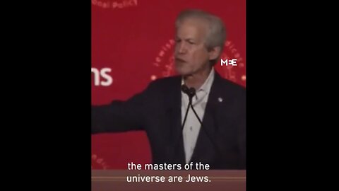 Norm Coleman calls Jews the “Masters of the Universe” while saying more propaganda & censorship needs to be pushed on GenZ