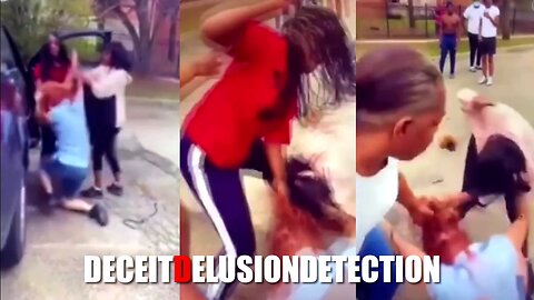 Two black women brutally beat a white female postal worker in Michigan