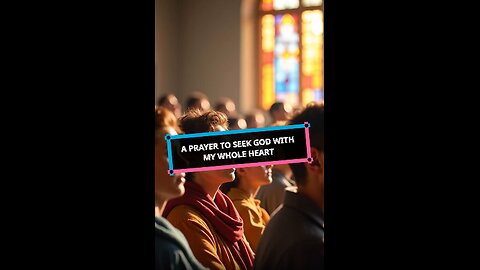 A Prayer to Seek God with My Whole Heart