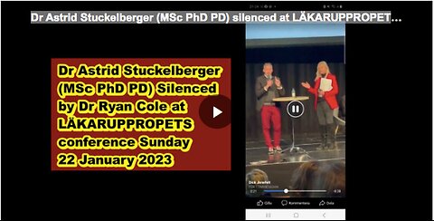 "Dr. Astrid Stuckelberger Silenced at LÄKARUPPROPETS"