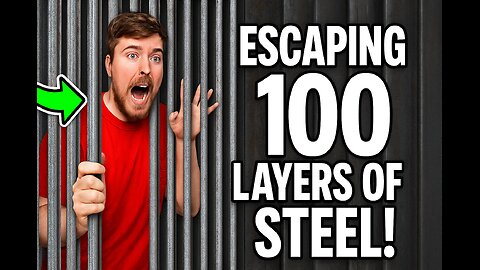 ESCAPING 100 LAYERS Of SOLID STEEL! (Impossible Challenge)