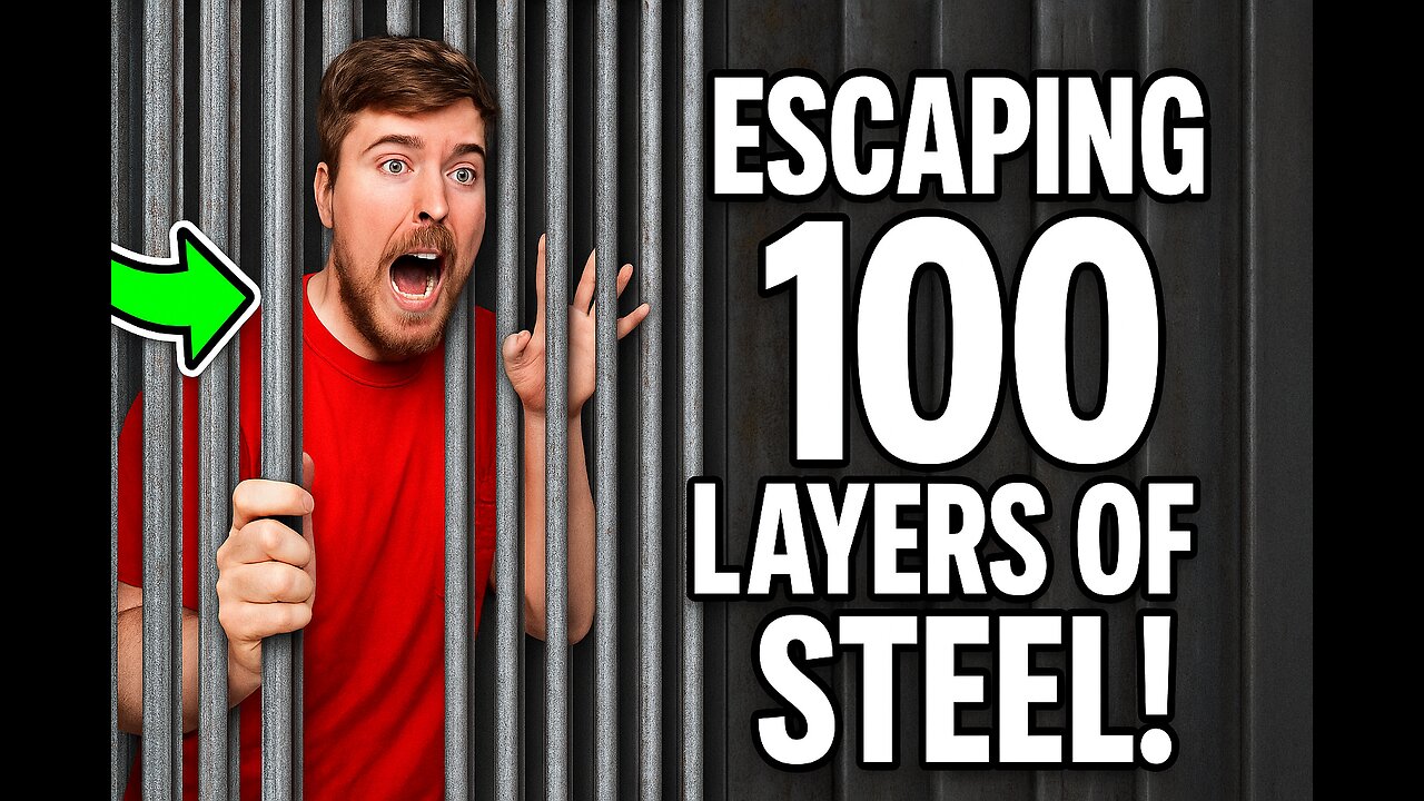 ESCAPING 100 LAYERS Of SOLID STEEL! (Impossible Challenge)