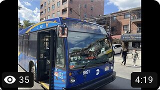 That’s A Q98 MTA City Bus With Empty Seat Driving On The Highway