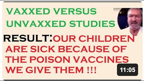 Infant Mortality Rate Link to Vaccins - Aluminum Toxicity - Vaccinated vs. Unvaccinated Studies