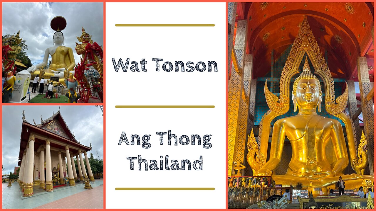 Wat Tonson - Giant Metal Buddha - Ang Thong Thailand 2025