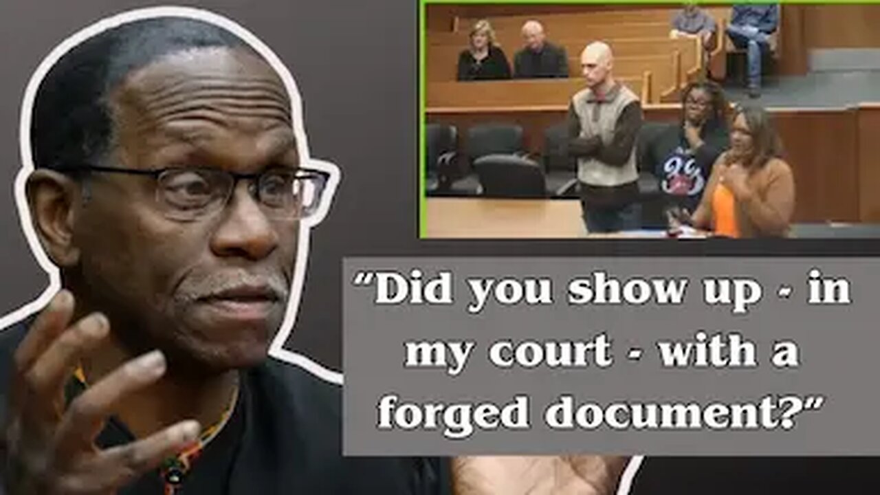 It was a calm normal day in Judge Simpsons court, until....