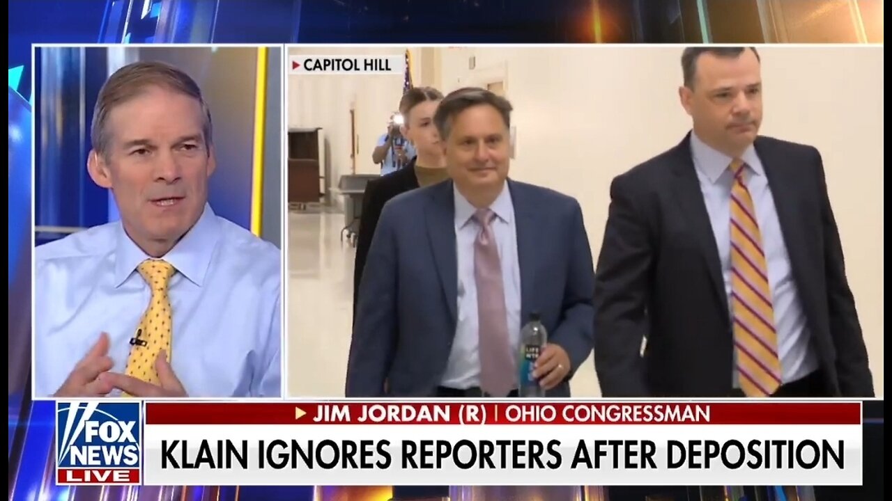 Rep Jim Jordan: I'm Surprised Ron Klain's Actually Answered Questions On Biden's Decline