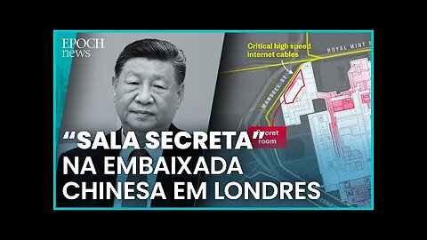 Plano revela sala escondida na super-embaixada chinesa no coração de Londres