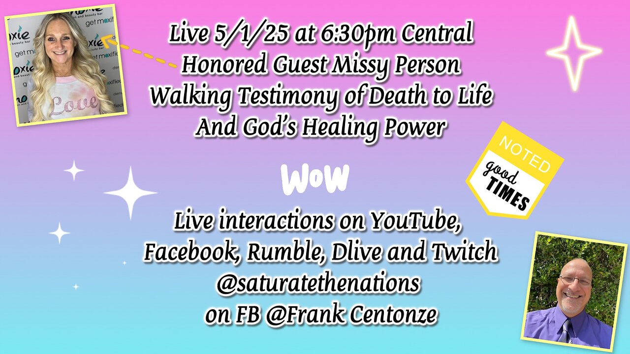Time With Friends: Honored Guest Missy Person
