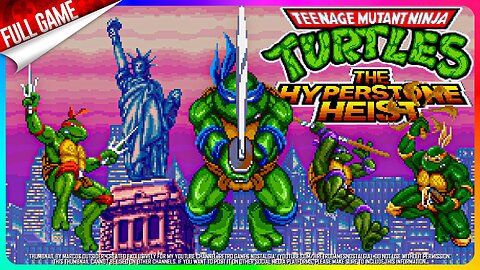 Teenage Mutant Ninja Turtles: The HyperStone Heist [Color Patch] (Sega Genesis - US) Longplay