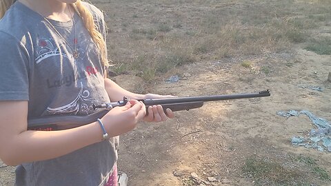 Jordan and her gun