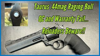 Taurus QC and warranty Fail! The port muzzle of my 44mag is not in the same bore axis as the barrel