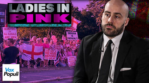 Women PROTEST Immigration in Aldershot | Ladies in Pink