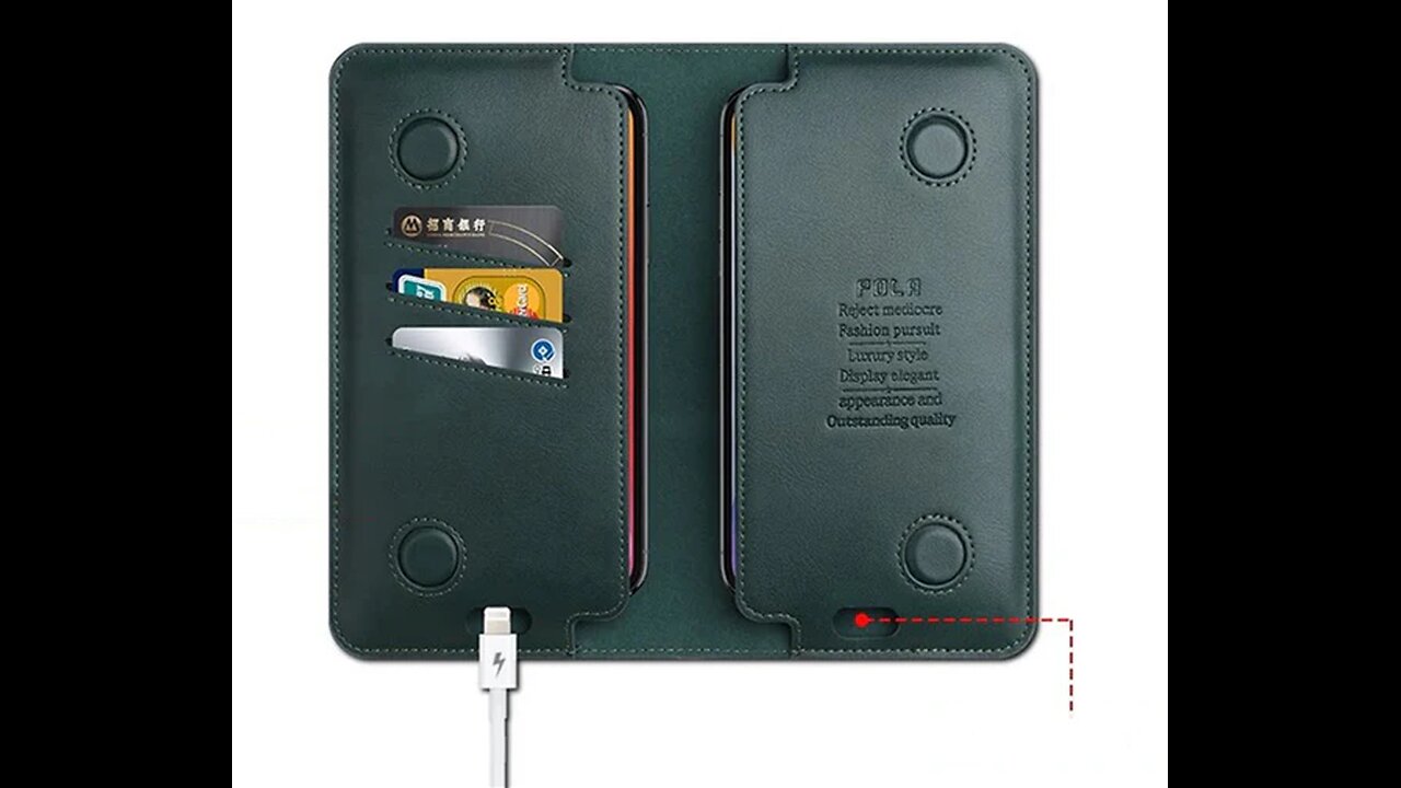 Dual Mobile Phone Storage Wallet