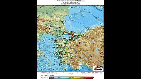 A strong 6.1-magnitude earthquake struck western Turkey.