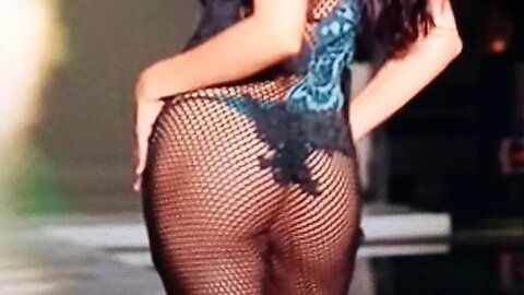 Lovely swimwear modeling slim cake jiggle