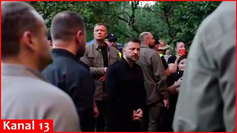 Zelenskyy visits site of deadly Russian attack on Kyiv which killed 31 people