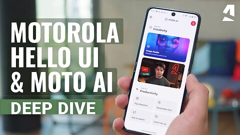 Motorola Hello UI & Moto AI feature walkthrough 