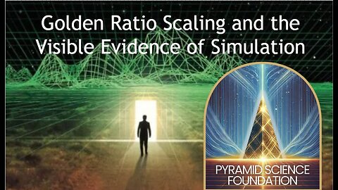 Golden Ratio Scaling and the Visible Evidence of Simulation