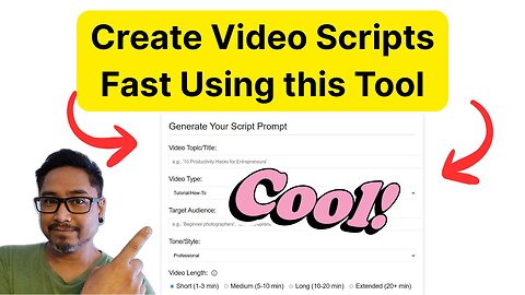 AI Video Scripts Made Easier and Faster!