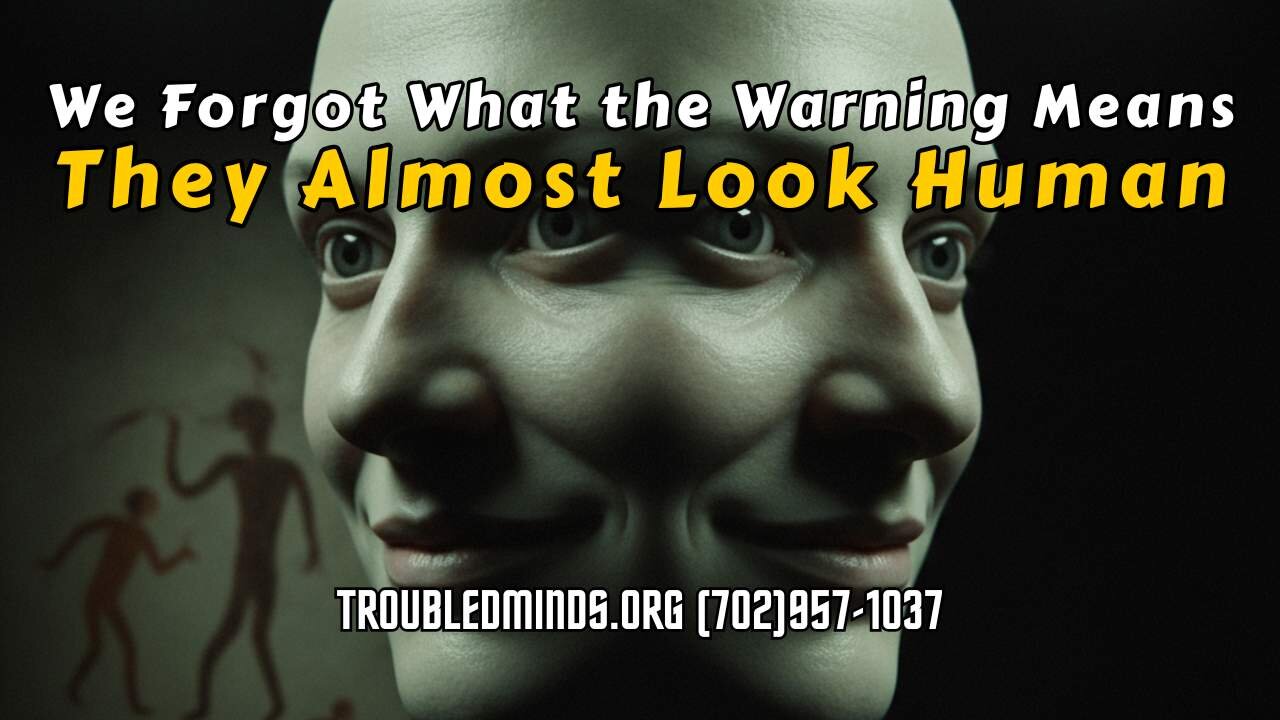 We Forgot What the Warning Means - They Almost Look Human