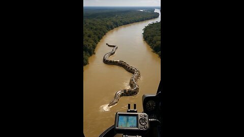 Giant another anaconda caught on Amazon! #trendingreels #anaconda #amazon #ai #viralreels.
