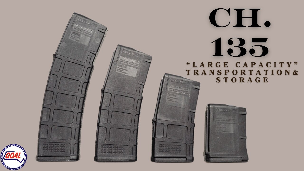 Gun Law Myths: "Large Capacity" Transport and Storage