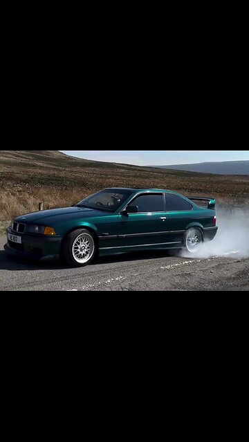 BMW E36 burnout