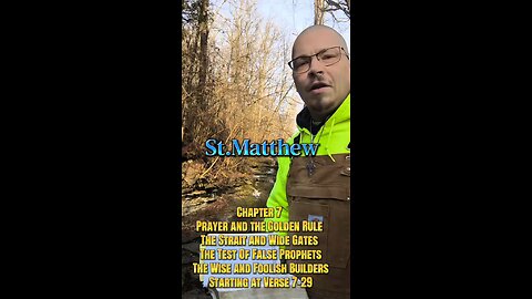 St.Matthew Chapter 7