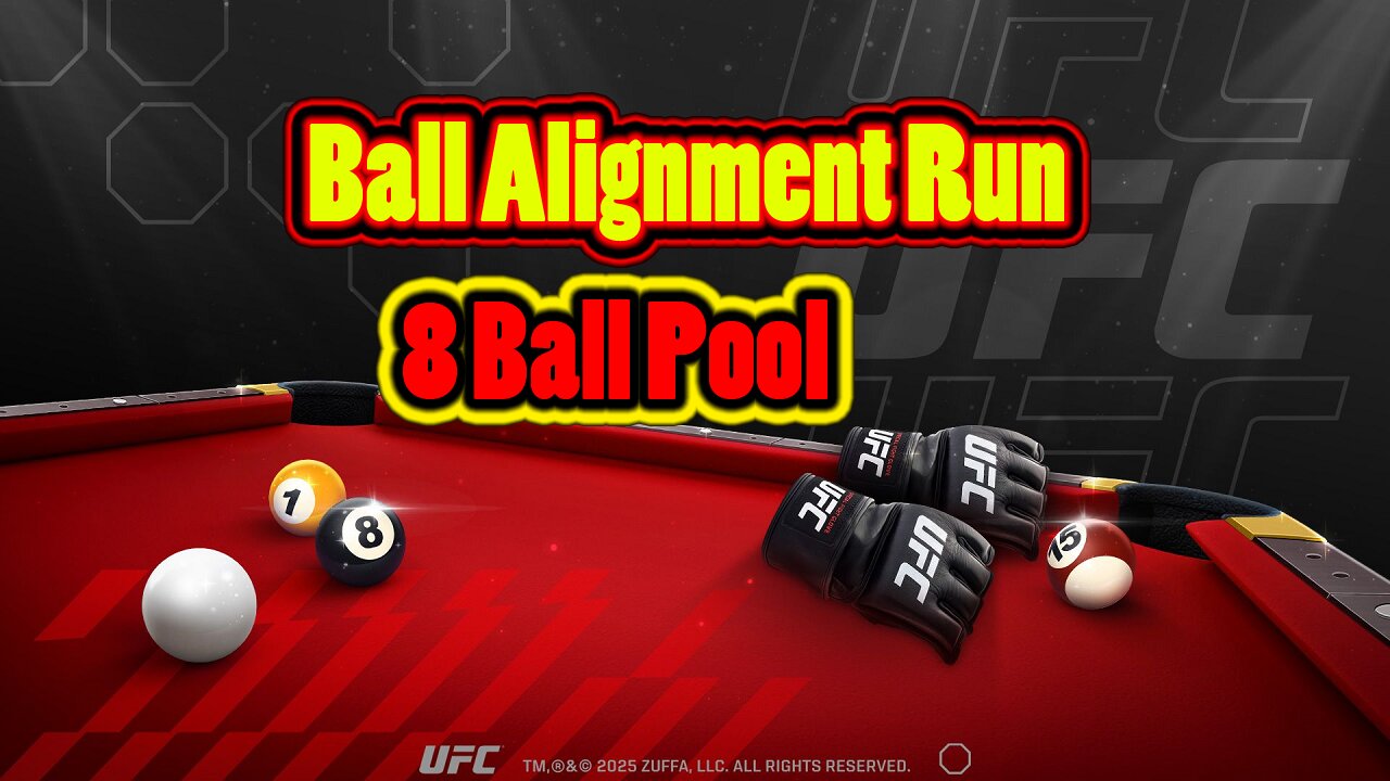 🎱 Ball Alignment Run – Clean Gameplay 8 Ball Pool