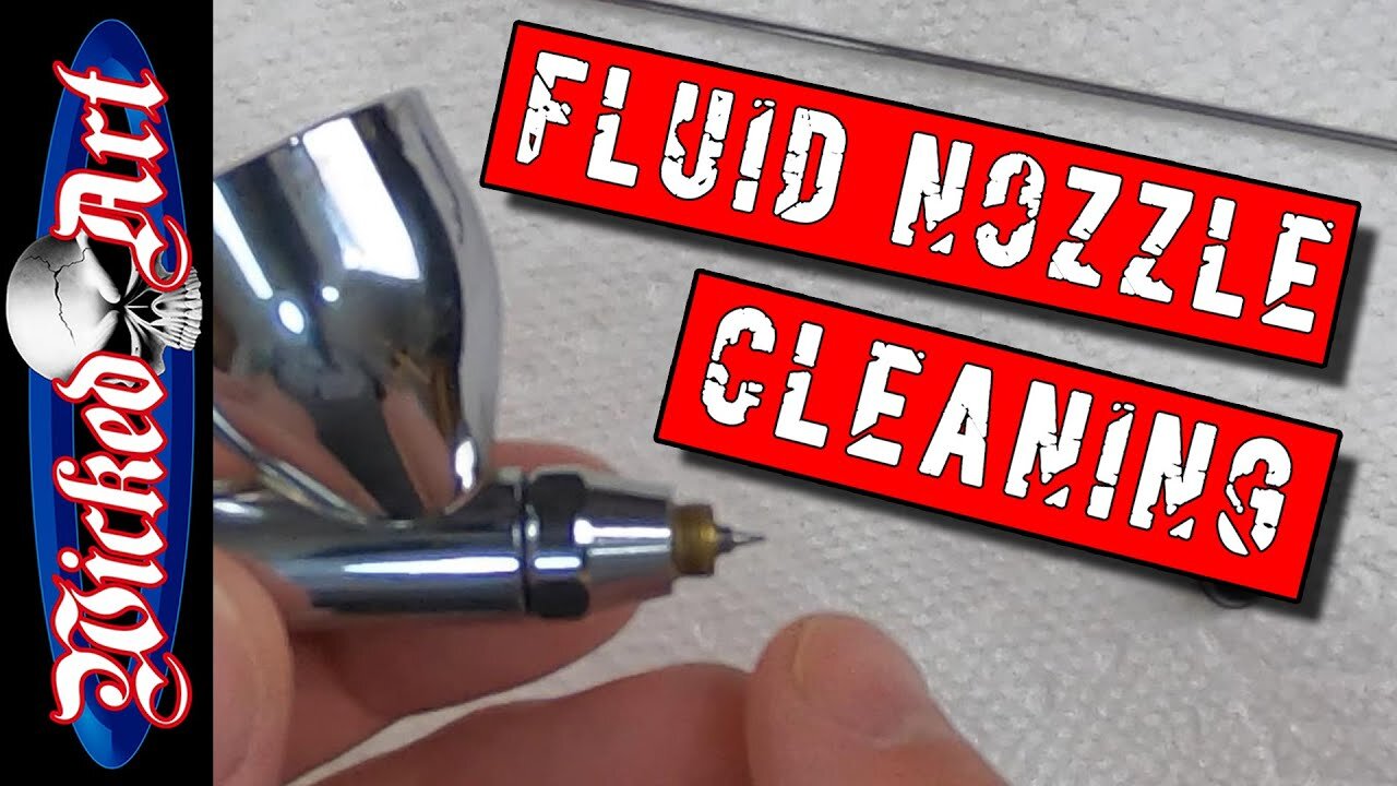Cleaning the Airbrush Fluid Nozzle