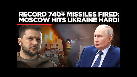 Largest-Ever Russian Air Attack on Ukraine — Over 700 Aerial Assets Launched!
