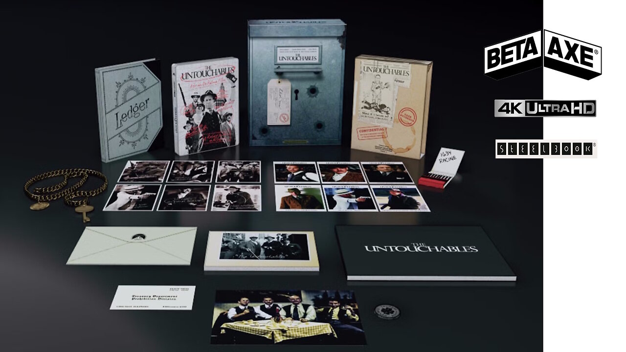 The Untouchables [Beta Axe Zavvi Exclusive Deluxe Edition 4K UHD with SteelBook Ltd. to 1200]
