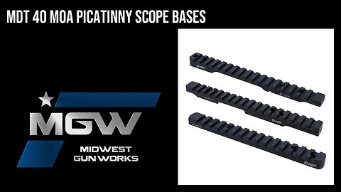 MDT 40 MOA Picatinny Scope Bases
