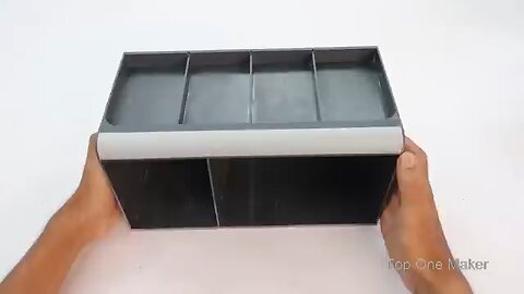 DIY desktop Organizer from pvc | #toponemaker