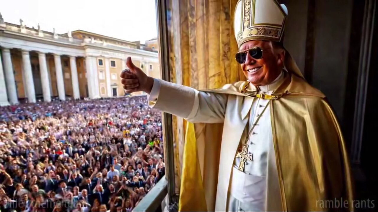 Trump and AI trolling the liberal left as the Pope