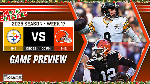 Steelers x Browns: Game Preview - Do the Browns Actually Have a Chance + Our Browns Christmas Game!
