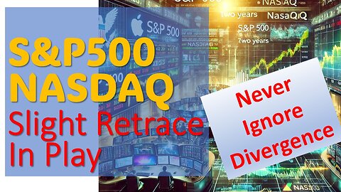 S&P500 & NASDAQ Slight RETRACE in Play