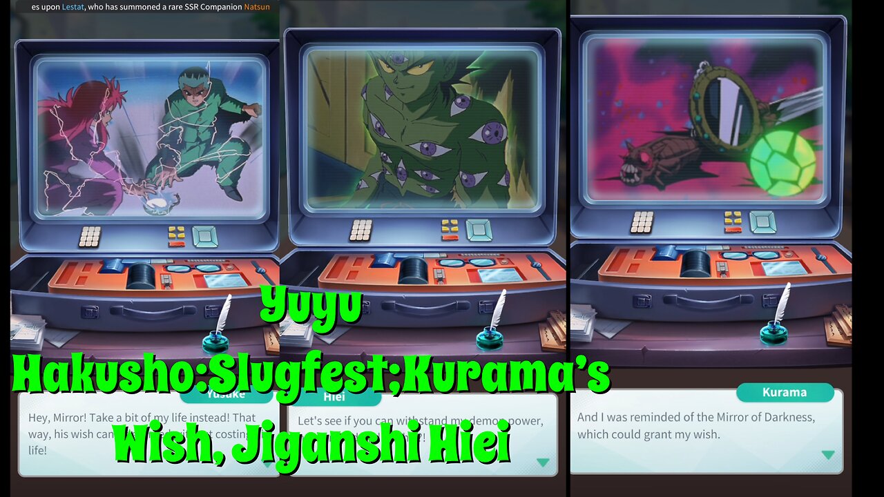 Yuyu Hakusho:Slugfest;Kurama’s Wish, Jiganshi Hiei
