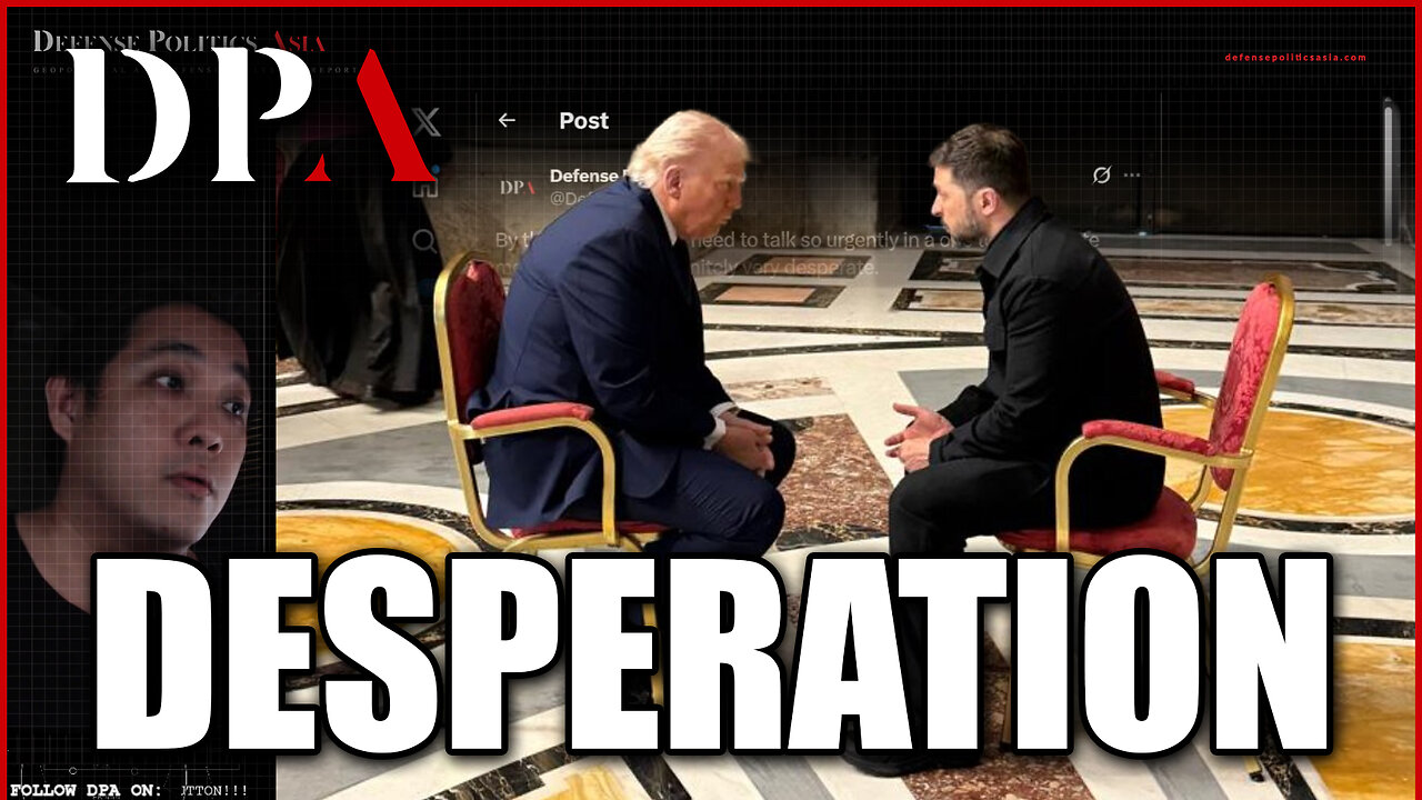 DESPERATION SETS IN!!! Urgent private 1-to-1 meeting between Trump and Zelenskyy at the Vatican City