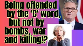 Should we be more offended by war and killing seen on the news?