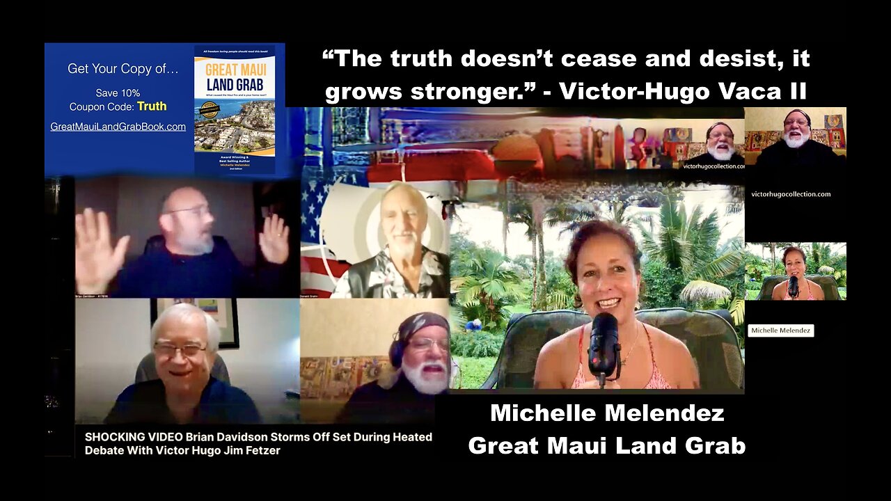 Jim Fetzer Brian Davidson Ruin Their Credibility Israel Sovereign Fund Michelle Melendez Victor Hugo