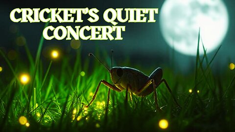 A Toddler Song About a Cricket and Nature - Cricket’s Quiet Concert!