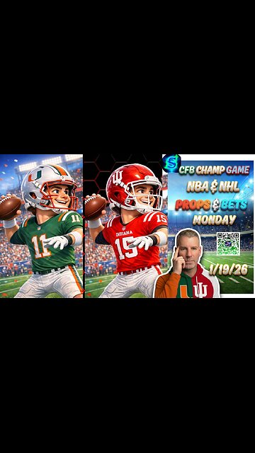 🏈 Best ESPN College Football Championship Picks | Miami vs Indiana | CFB Player Props | NBA Picks