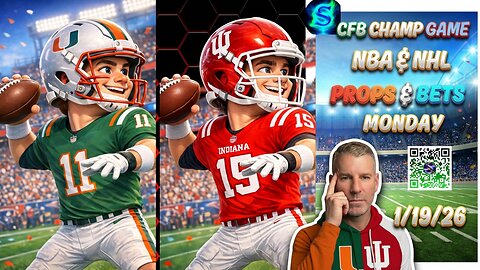 🏈 Best ESPN College Football Championship Picks | Miami vs Indiana | CFB Player Props | NBA Picks
