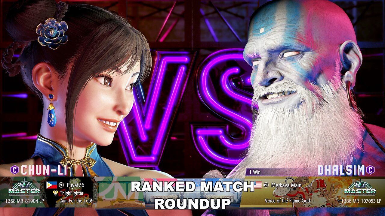 Kuya Kalbo SF6 Ranked Match Roundup. Chun Li Master Rank [Hori Fight Stick]