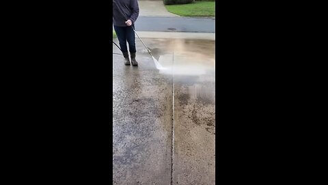 Watch Your Driveway Go From Filthy to Flawless in Seconds