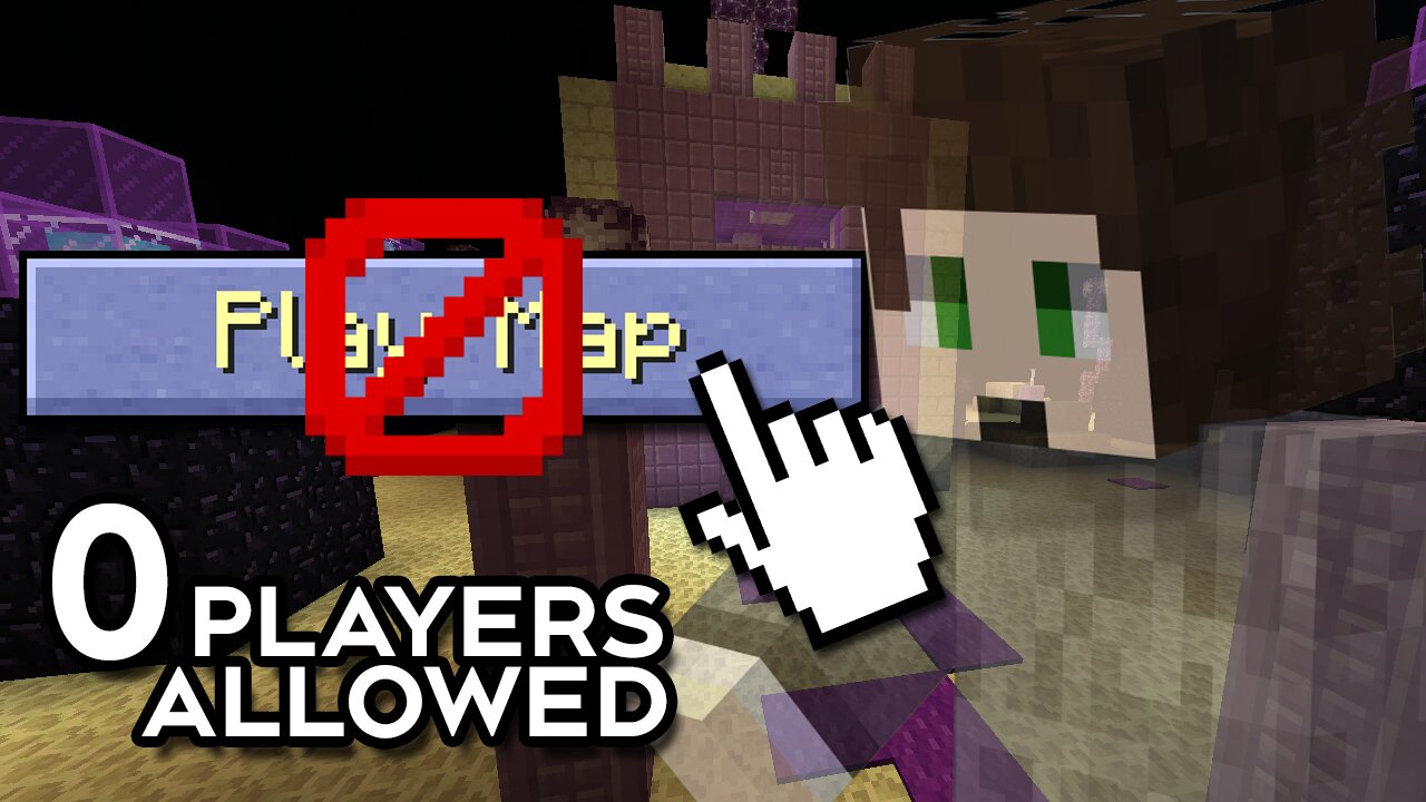 This Minecraft Map is for 0 PLAYERS ONLY! [Custom Map]