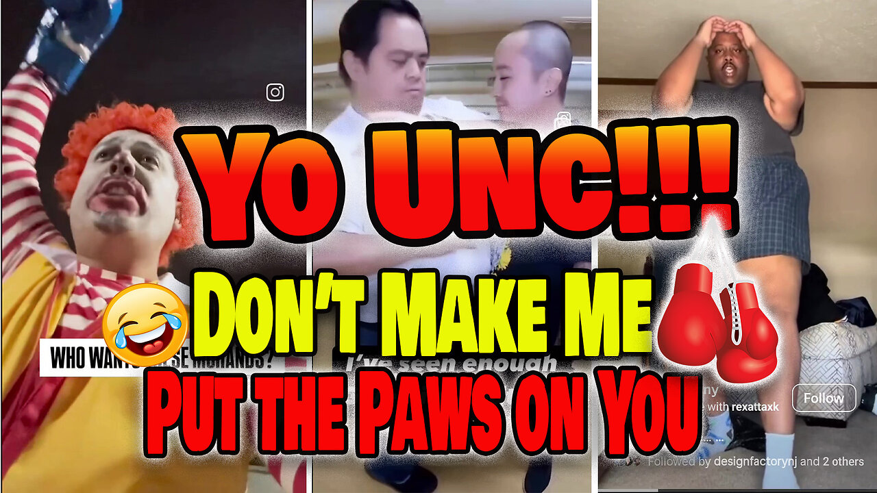Yo Unc: “Don’t Make Me Put the Paws on You!” 😤🐾