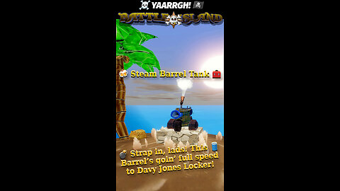 ☠️ YAARRGH! 🍻 Steam Barrel Tank 🧰 #games #gamer #gamers #gaming #gameshorts #gameplay #indiegame 